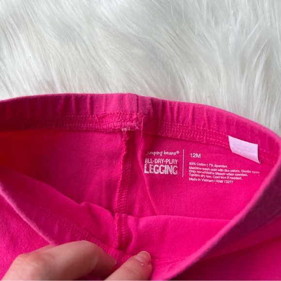 Jumping Beans All day Play Leggings Hot Pink Leggings - Picture 2 of 2